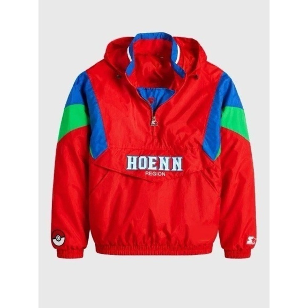 Pokémon Starter Hoenn Region Pullover Jacket Red Adult XL Extra Large NWT Target